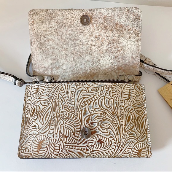 Patricia Nash Forest Tooled Apricale Crossbody Bag - Picture 4 of 8